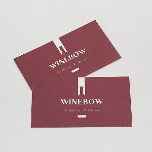 WINEBOW 와인보우 명함 제작
